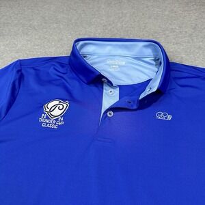 Good Good Golf Polo Shirt Mens Large Royal Blue 2024 Thunder Cup Classic
